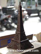 Chocolate Eiffel Tower by Jean-Paul Hévin