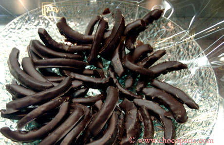 chocolate covered orange sticks