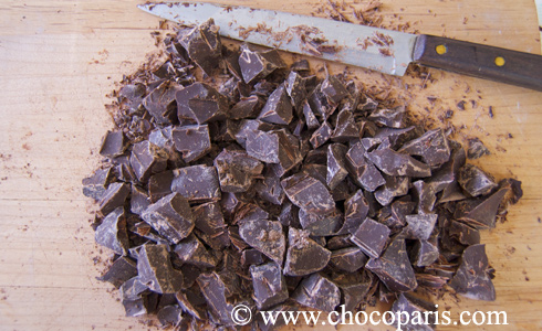 chocolate should be finely chopped chocolate should be finely chopped