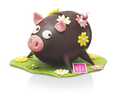 Pâque'Sous, chocolate piggy  bank by Arnaud Delmontel